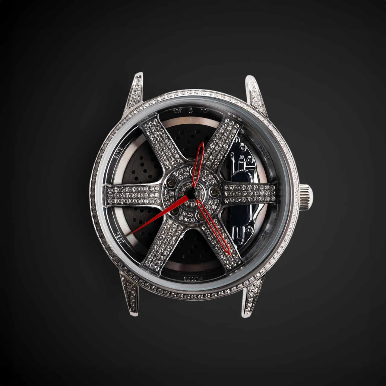 3RD ANNIVERSARY RIM WATCH ICED OUT - QUARTZ - DriftElement