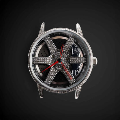 3RD ANNIVERSARY RIM WATCH ICED OUT - QUARTZ - DriftElement