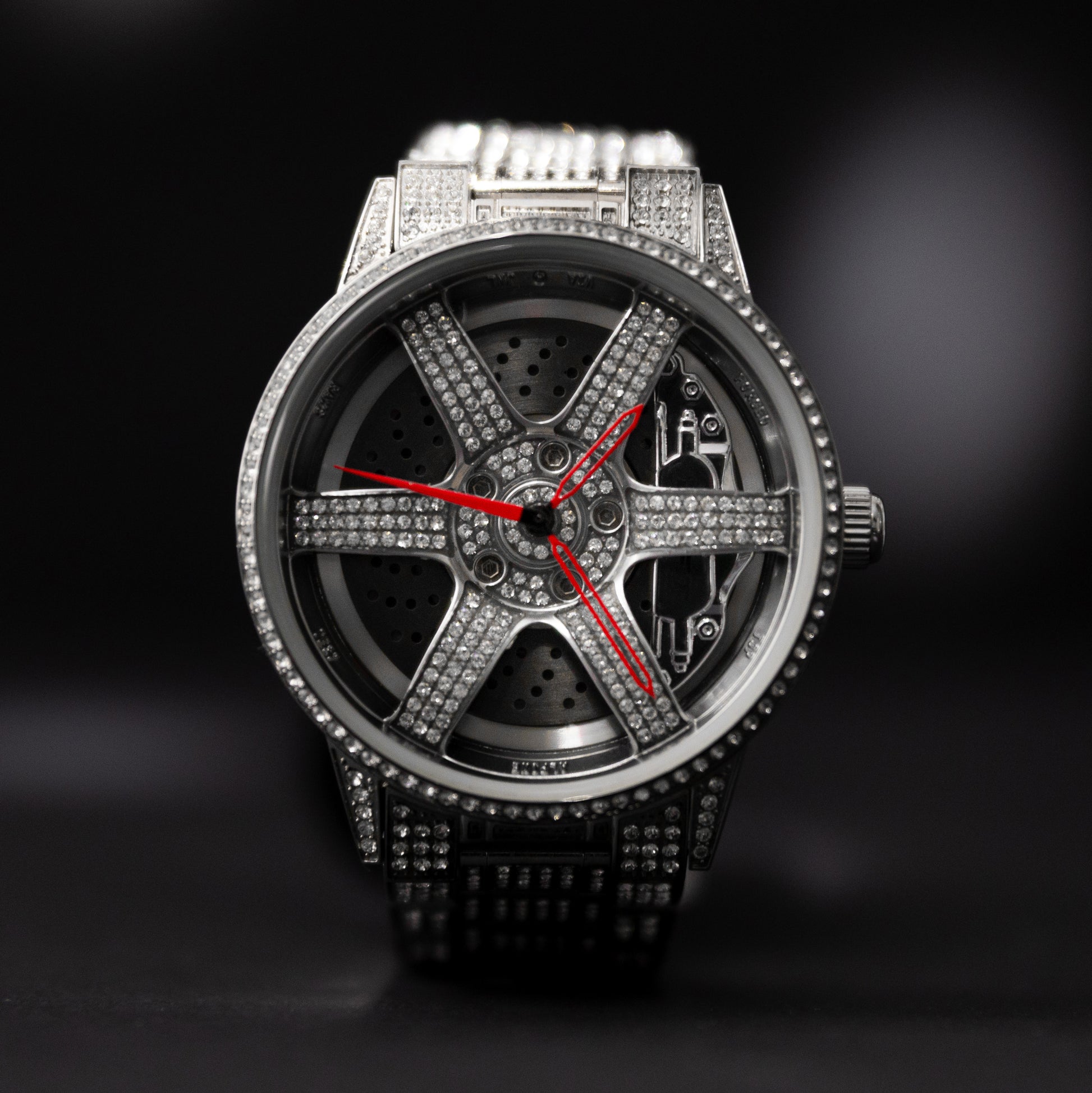 3RD ANNIVERSARY RIM WATCH ICED OUT - QUARTZ - DriftElement