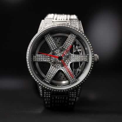 3RD ANNIVERSARY RIM WATCH ICED OUT - QUARTZ - DriftElement