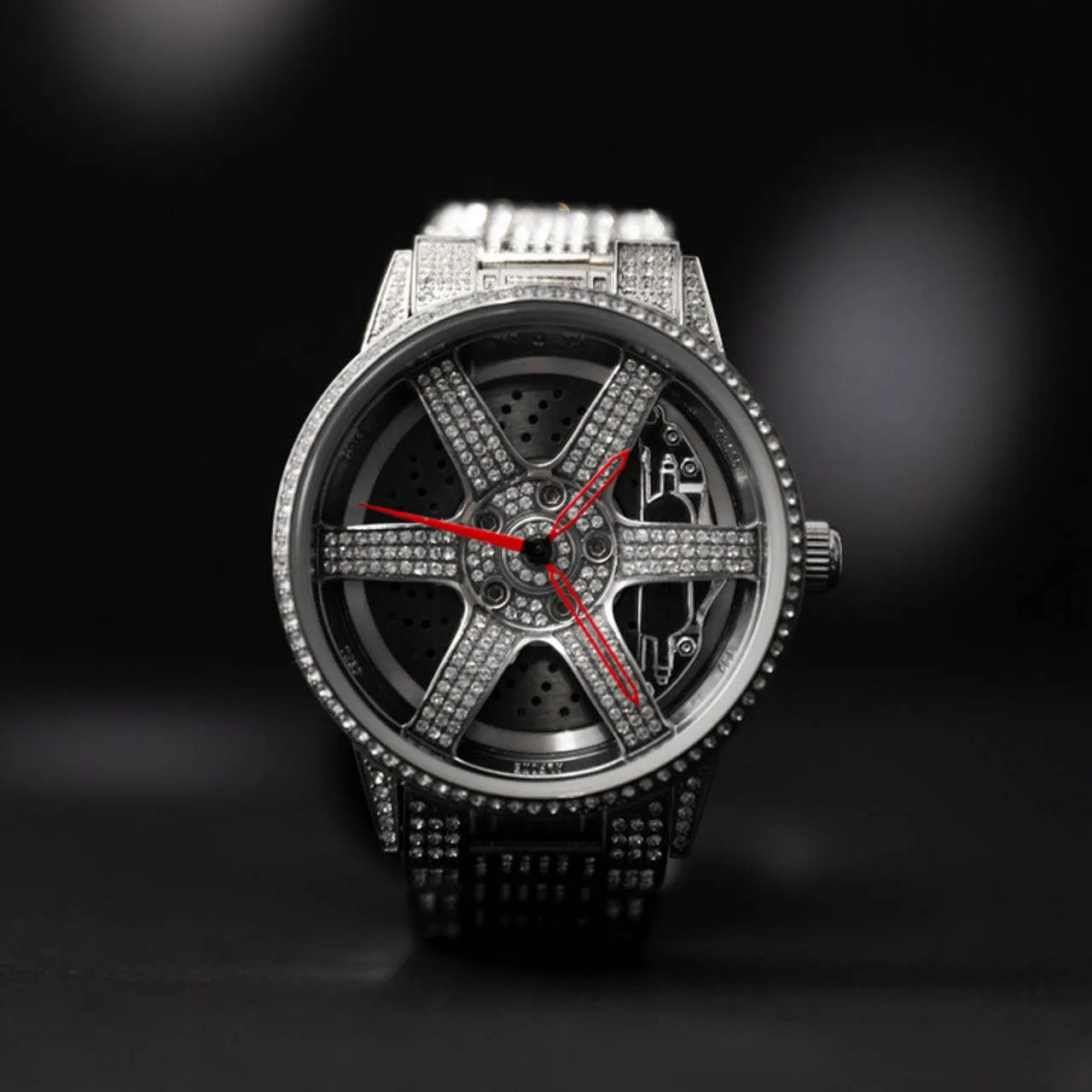 3RD ANNIVERSARY RIM WATCH ICED OUT - QUARTZ - DriftElement