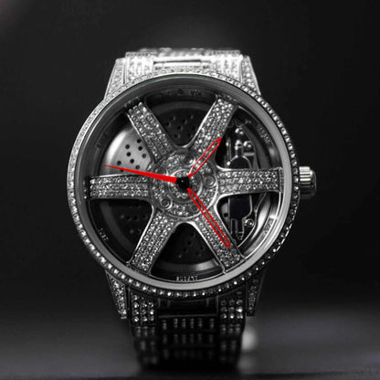 3RD ANNIVERSARY RIM WATCH ICED OUT - QUARTZ - DriftElement