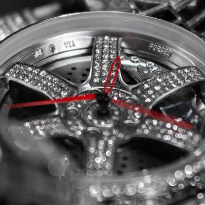 3RD ANNIVERSARY RIM WATCH ICED OUT - QUARTZ - DriftElement